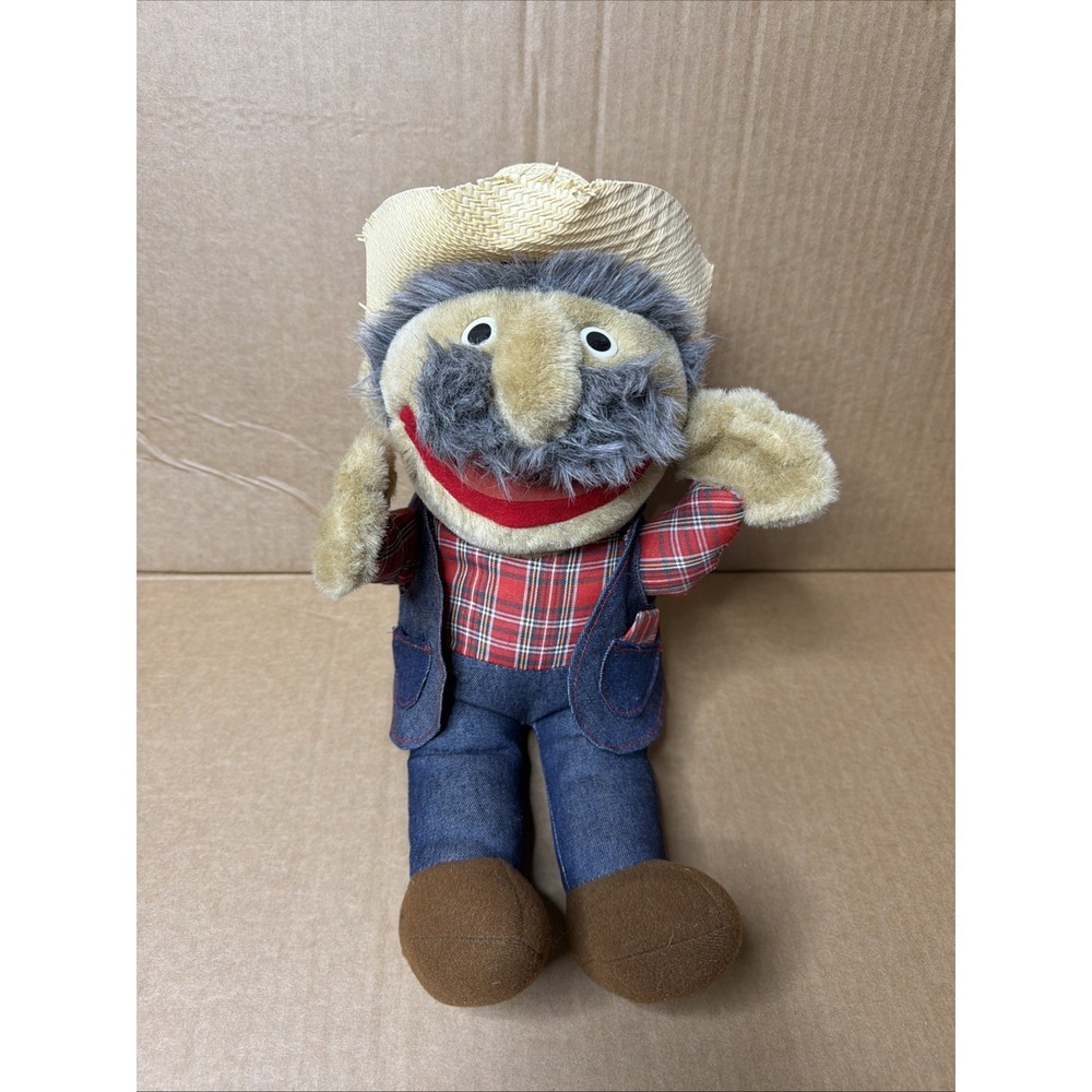 Vintage Shotgun Red Steve Hall Autographed Signed Old Doll Puppet Nashville Now